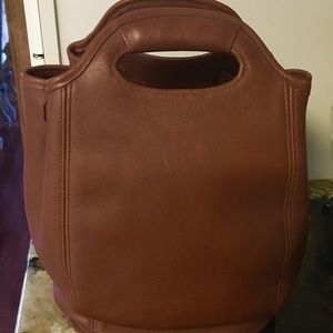 Leather backpack